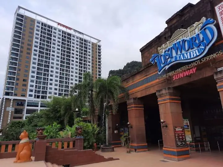 Lejlighed Ipoh Tambun Lost World Sunway Onsen Suite 2R 8Pax Mira Theme Park View