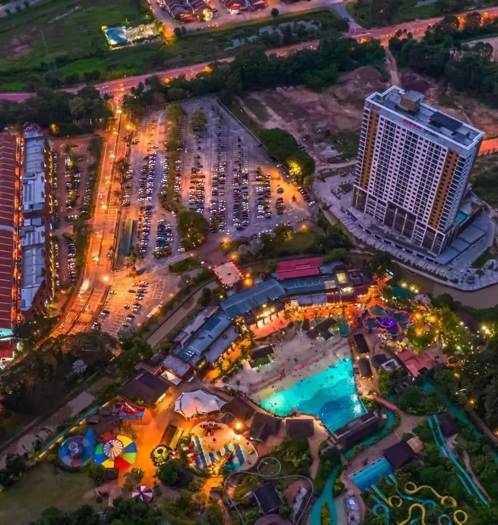 Ipoh Tambun Lost World Sunway Onsen Suite 2R 8Pax Mira Theme Park View 0*,
